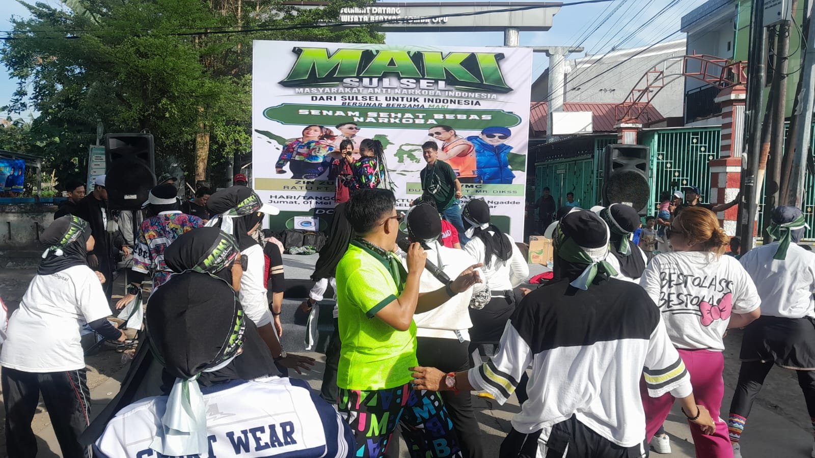 MAKI Sulawesi Selatan Menggelar Kegiatan “Senam Sehat Bebas Narkoba” Dalam Rangka Memperingati Hari Buruh Internasional (May Day) 2026