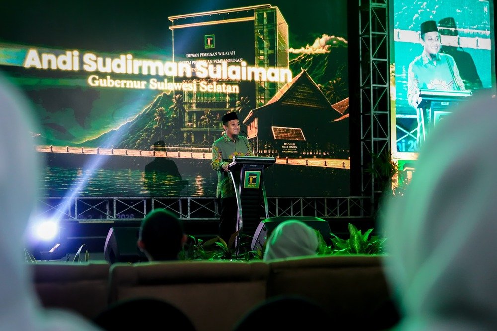 Gubernur Sulawesi Selatan Andi Sudirman Sulaiman Menghadiri Pelantikan Pengurus DPW PPP Sulawesi Selatan Periode 2026-2031