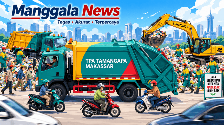 TPA Antang Perketat Pengawasan, Truk Pengangkut Sampah Campuran Diputar Balik