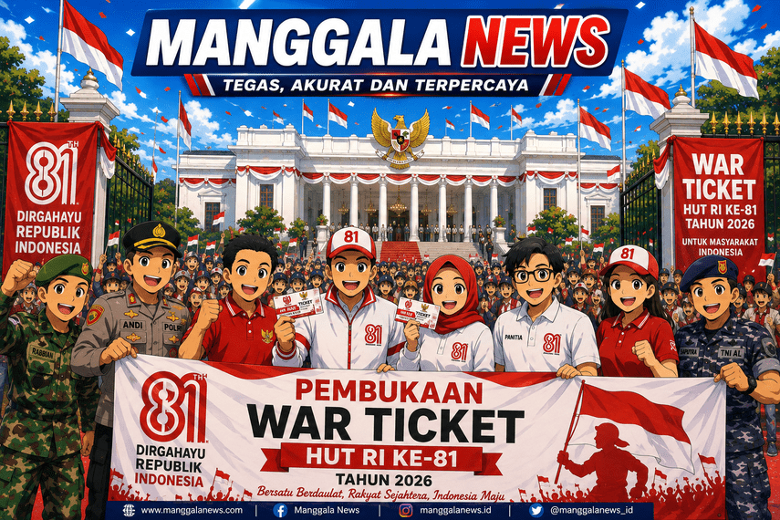 Gelombang Kedua "War Ticket" HUT ke-81 RI Dibuka, Masyarakat Kembali Berpeluang Ikuti Upacara di Istana Merdeka