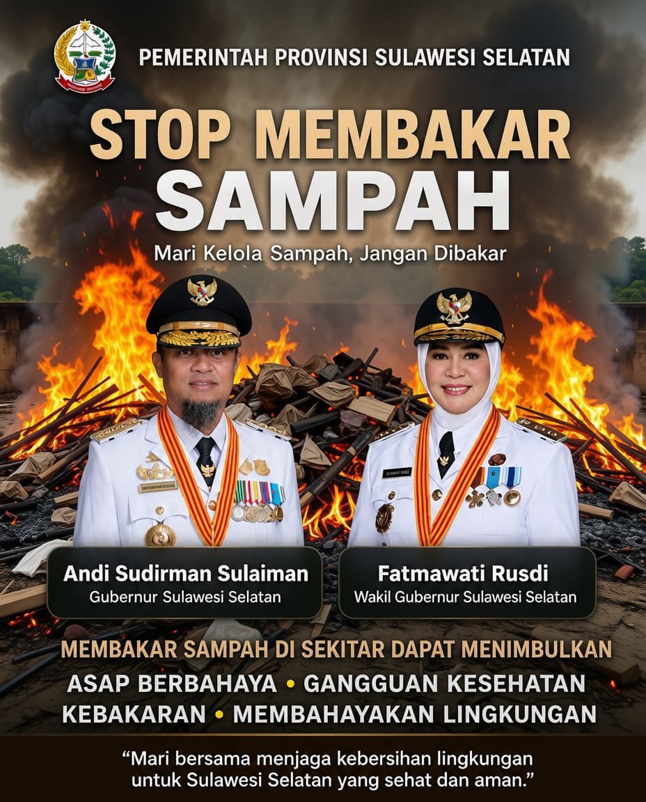 6 Kebakaran Terjadi di Makassar dalam 8 Hari, Gubernur Sulsel Ingatkan Warga Tak Bakar Sampah Sembarangan
