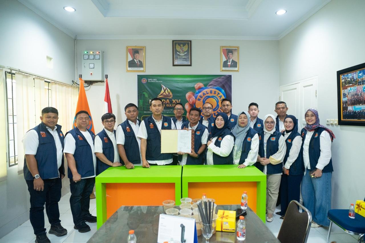 Rezza Pratama Said Ambil Formulir Ketua REI Sulsel, Klaim Dukungan Voters Mulai Menguat